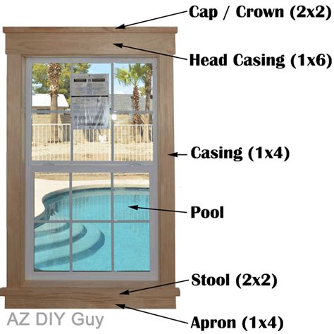 Super Easy Diy Craftsman Style Window Trim — Az Diy Guy
