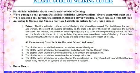 Sahmb Marhaba Islamic Sahmb Marhaba Islamic Guide Of Wearing Cloths