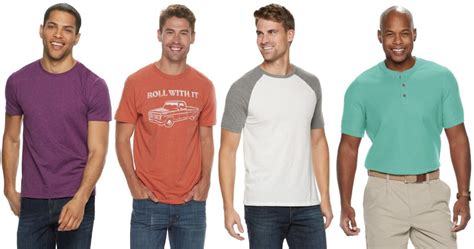 Mens T Shirts As Low As 368 Each Shipped For Kohls Cardholders
