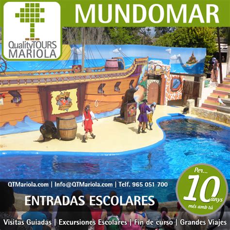 Gestión Entradas Escolares Mundomar Benidorm