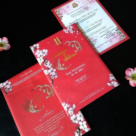 Jual Undangan Pernikahan Hardcover Chinese 14x20 Sample Shopee