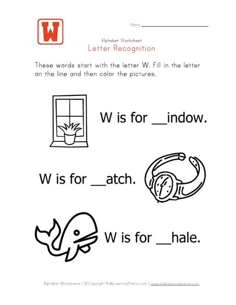 So we guarantee that if you check one by one word from this list below then you will find more good and common spanish words that start with w. Words that start with the letter W | children's worksheets ...