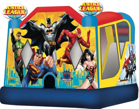 The Justice League Bounce House Combo