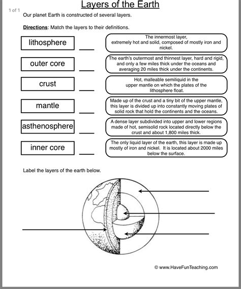 Free Printable 7th Grade Worksheets Science
