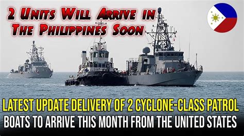 Latest Update Delivery Of Cyclone Class Patrol Boats To Arrive This
