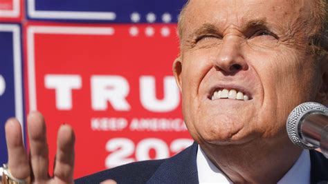 Former new york mayor rudy giuliani, a lawyer for president donald trump, speaks during a news conference at four seasons total landscaping on legal challenges to vote counting in pennsylvania. Giuliani's Wild Four Seasons Rant Reportedly Scared Top Attorneys From Election Fight - MBNC News