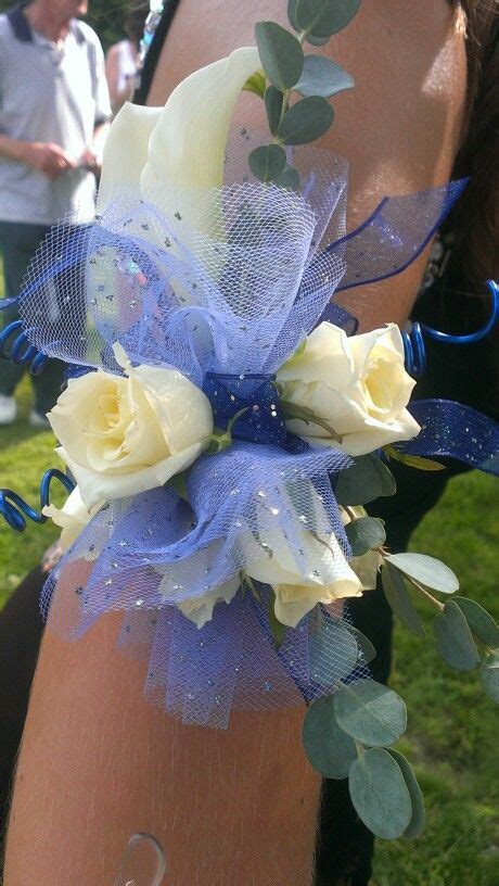 Fresh Upper Arm Corsage With Roses And Mini Callalillies Prom Corsage