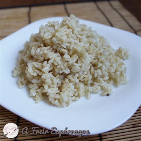 Arroz integral tabla nutricional de alimentos. Cómo cocinar arroz integral rápido | A Freír Espárragos