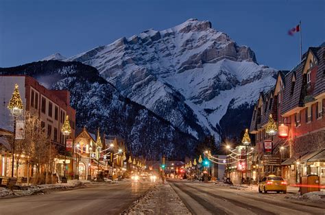 Canada Town Mountain Winter Photograph By Marvin Juang Fine Art America