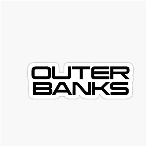 Outer Banks Logo Stickers Redbubble