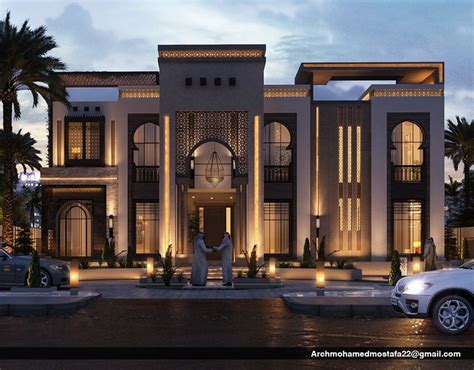 Modern Islamic Villa On Behance Hotel Design Architecture