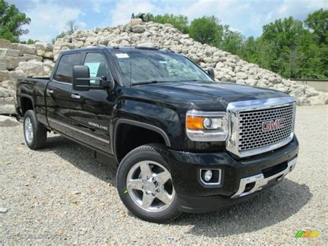 2015 Onyx Black Gmc Sierra 2500hd Denali Crew Cab 4x4 93409623