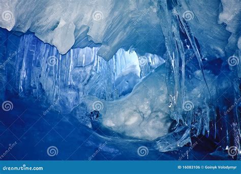 Blue Ice Cave Stock Photo Image Of Inside Antarctica 16083106