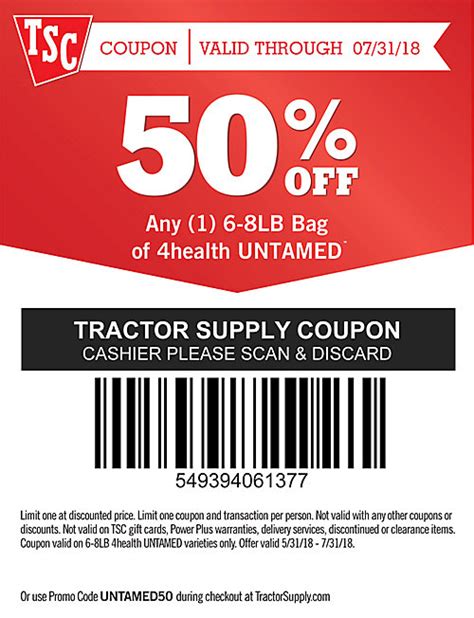 With over 1,600 locations across north america, petsmart is one of the premiere specialty pet supply retailers. Untamed Coupon | Tractor Supply Co.