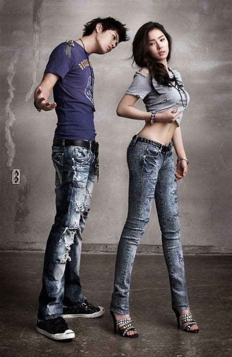 166 cm (5'5″ shin sekyung facts: Shin Se-kyung and B2ST Doojoon Buckaroo Jeans | Shin Se ...