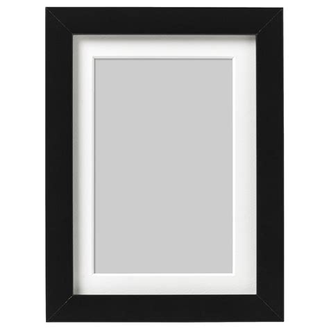 Ikea hovsta photo frame picture display square box 3d deep frame 23x23cm 9x9in. RIBBA Frame, black, 5x7" - IKEA