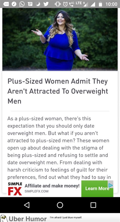 Fat Women Are ‘plus Sized But Fat Men Are ‘overweight Funny