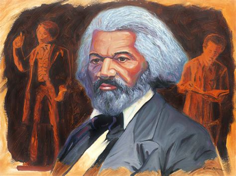 Frederick Douglass Portrait Painting By Steve Simon