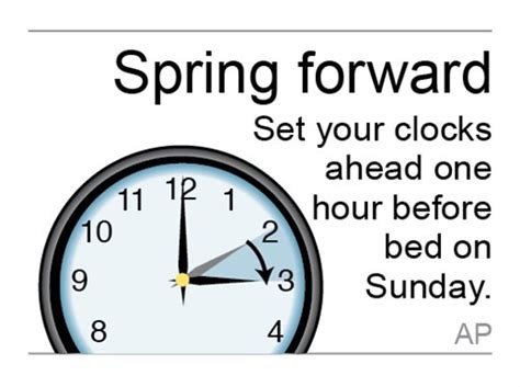 Time To Change Time Again Daylight Saving Time Returns