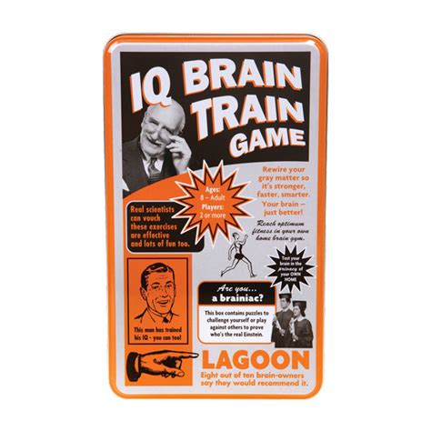 Iq Brain Train Tin Tone Up The Old Gray Matter With This Brilliant