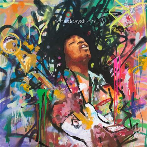 Jimi Hendrix Original Painting 40 Art Music Rock