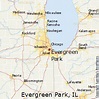 Map Of Evergreen Park Il | Cities And Towns Map