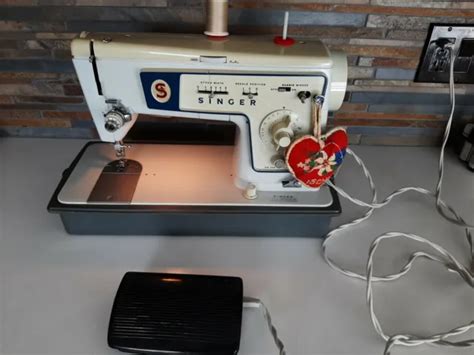 Vintage Singer Sewing Machine Stylist Zig Zag Model Picclick