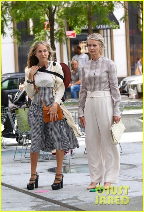 Sarah Jessica Parker And Cynthia Nixon Film First Scenes For Sex And The City Reboot And Just
