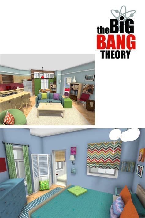 Tour The Big Bang Theorys Apartments In 3d Roomsketcher Built In