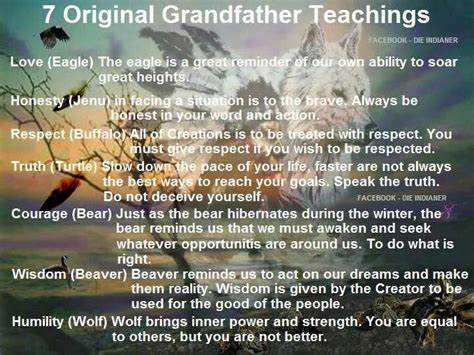 7 Original Grandfather Teachings Teachings Native