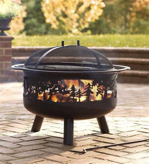 Where can i get a wood burning fire pit? Timberline Wood-Burning Fire Pit | Fire Pits | PlowHearth