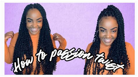 How To Passion Twist Crochet Method Plus Braid Pattern For An Individual Look South African