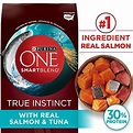 ONE High Protein Natural Dry Dog Food, SmartBlend True Instinct With Real Salmon & Tuna ...