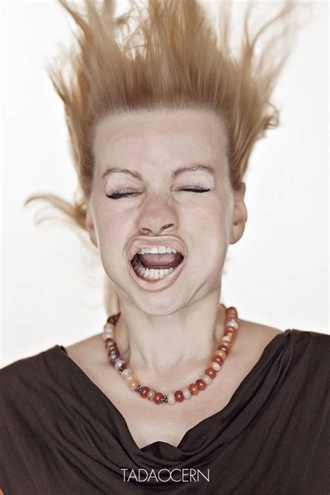 “blow Face” Gale Force Wind Portraits By Tadao Cern