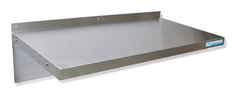 Stainless Steel Solid Wall Shelf 900 X 450mm Deep Brayco Nz