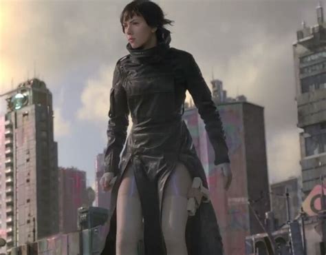 Ghost In The Shell Major Scarlett Johansson Coat Ghost In The Shell