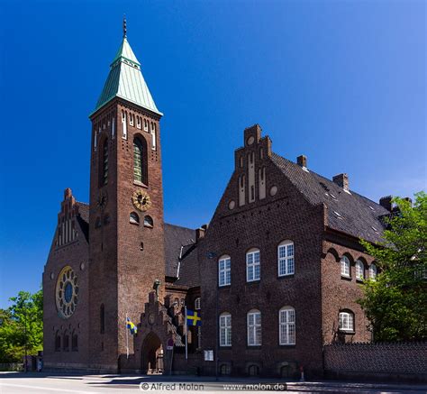 Photo Of Swedish Gustaf Church Churches Copenhagen Denmark
