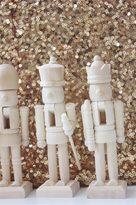 Sale 8 Mini Wooden Nutcrackers Unfinished Diy By Thefulfilledshop