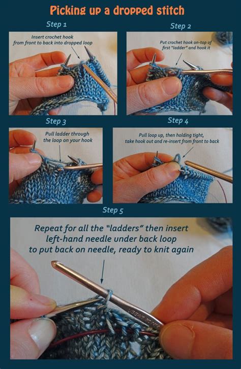 How To Pick Up A Dropped Stitch Jo Creates