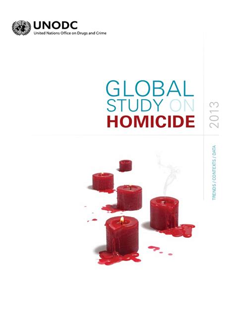 Global Study On Homicide Homicide Violence