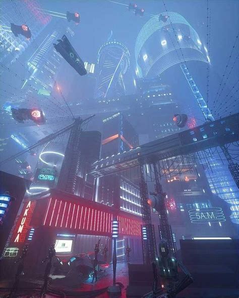 Its My Cake Day Have Some Cyberpunk Art And Backgrounds 3 Cyberpunk City Futuristic City
