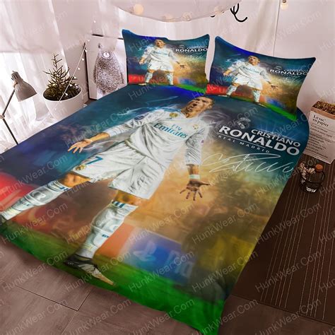 Cristiano Ronaldo Real Madrid Bed Set Bedding Set Bedroom Sets Bed Sheets Twin Full Queen
