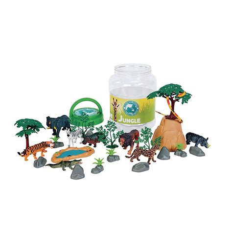 Excellerations Animal Bucket Playset Set Of All 4 126 Pieces