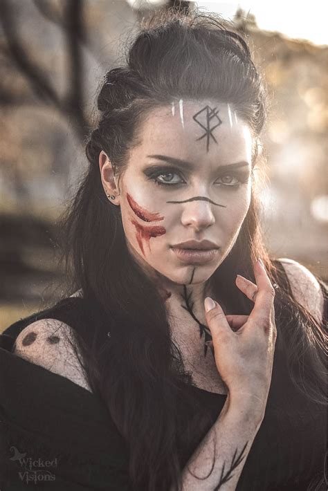 Listen To The Gods Viking Makeup Warrior Makeup Vikings Halloween
