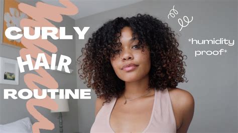 Curly Hair Routine 3b3c For Volume Low Frizz Summer And