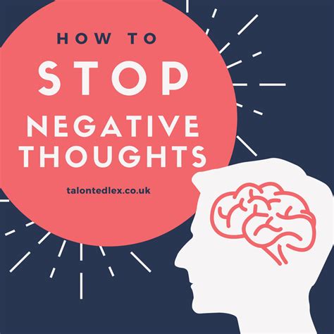 How To Stop Or Manage Negative Thoughts Talonted Lex