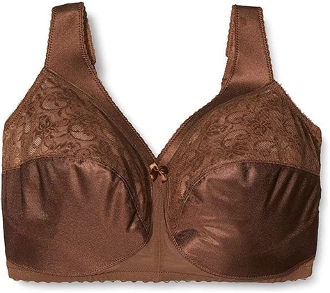 glamorise women s full figure plus size magiclift original wirefree support bra 1000 mocha