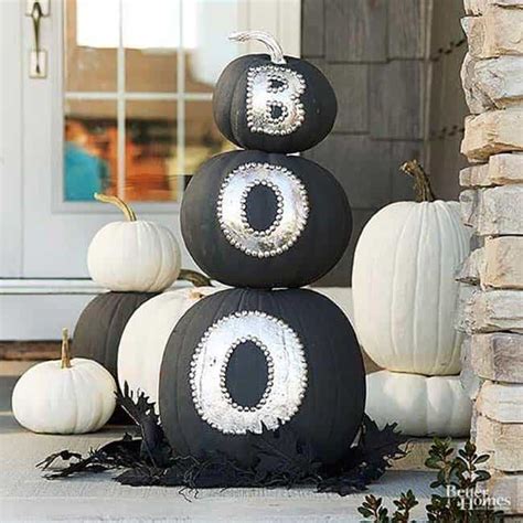 One Kindesign 30 Fabulous Diy Pumpkin Decorating Ideas For Halloween