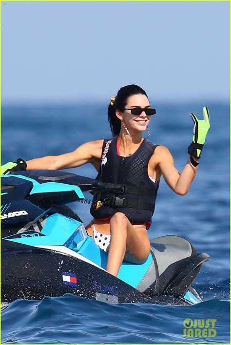 Kendall Jenner Bares Bikini Body Rides A Jet Ski In Monaco Photo