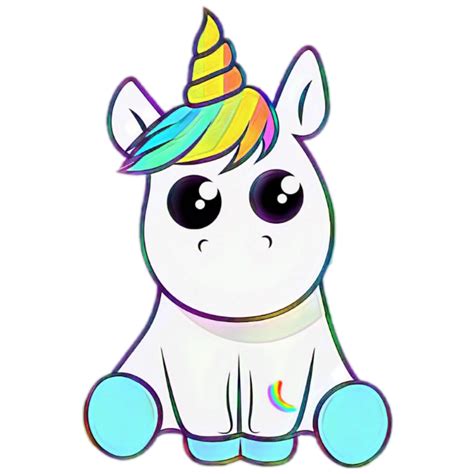 Kawaii Rainbow Unicorn Drawings Today Ill Show You How To Draw An